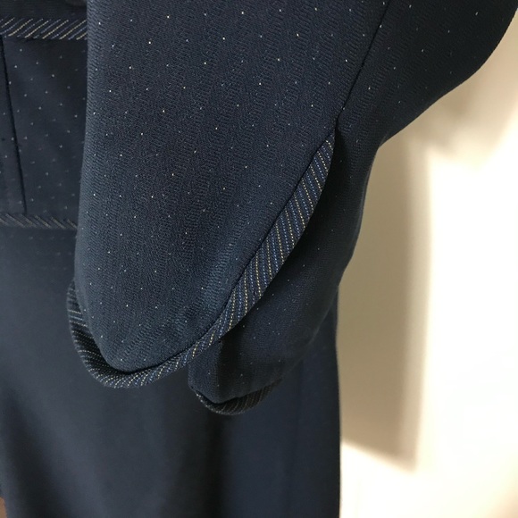 Vintage 90s Petite Sophisticate 2 Piece Skirt Suit Navy Blue Mixed Sizes 12P - Picture 7 of 13